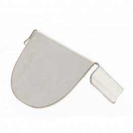 Gouttière à bûche ronde inox