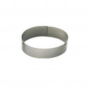 Ring, stainless steel, oval Ht 4,5 cm