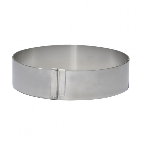 Expandable graduated ring ø 18 to 36 cm , stainless steel