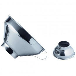 Jam funnel, stainless steel