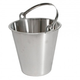 Bucket, stainless steel