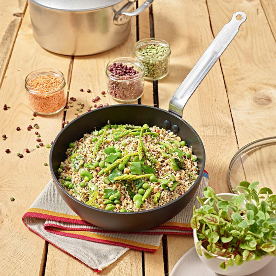 Non-stick riveted sauté-pan CHOC INTENSE Ø24cm