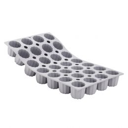Tray mini Canelés bordelais ELASTOMOULE, silicone foam