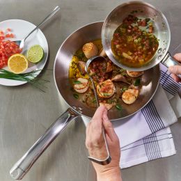 Stainless steel frying pan ALCHIMY Ø20cm