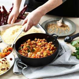 Removable non-stick Sauté-pan CHOC INTENSE TWISTY Ø24cm
