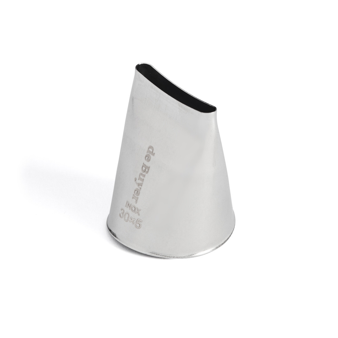 Douille à Ruban De Buyer - Inox 20x2mm - Pour Décoration Pâtisserie - Sans Soudure, Lavable Au Lave-Vaisselle