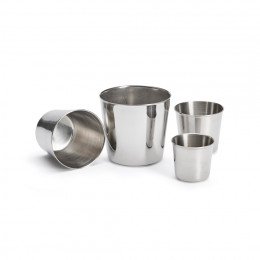 Karamellcreme-Form Edelstahl Ø6,5cm H.6,4cm