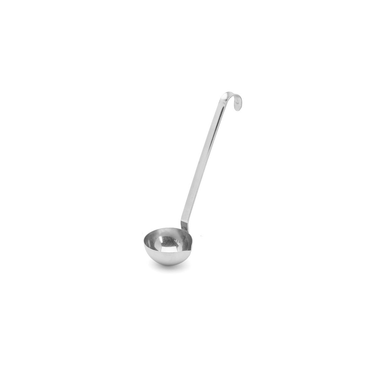 Vollum Heavy Duty Stainless Steel Ladle - 8 Ounce, 15.1" Handle, Commercial Grade