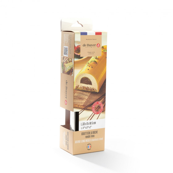 Demontierbare Rund Rinne aus Edelstahl 30x6,5cm