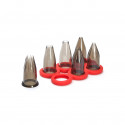 CLASSIC SET : 6 ASSORTED NOZZLES & STAND