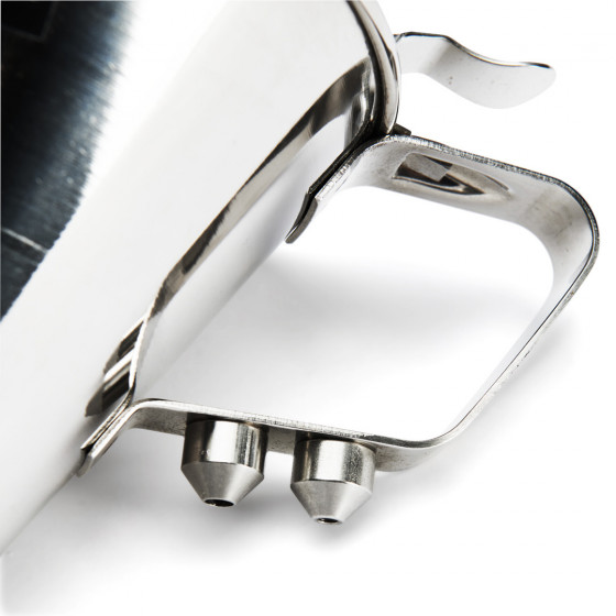 Entonnoir à piston inox KWIK PRO 1,9L avec pied