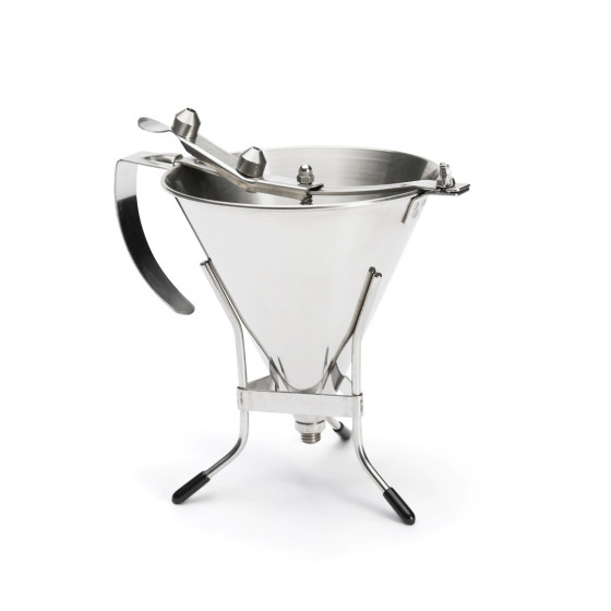 Automatischer Fondanttrichter Edelstahl KWIK PRO 1,5L mit stand
