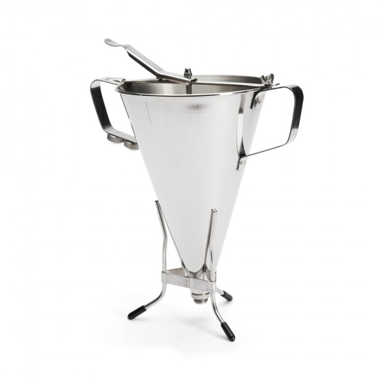 Entonnoir à piston inox KWIK MAX 3,3L avec pied
