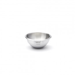 Stainless steel hemispherical bowl Ø16cm silicone base