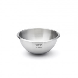 Stainless steel hemispherical bowl Ø20cm silicone base
