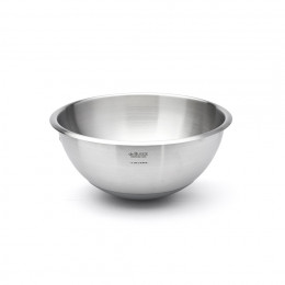 Runde Schlagschüssel Edelstahl Ø30cm Boden Silikon
