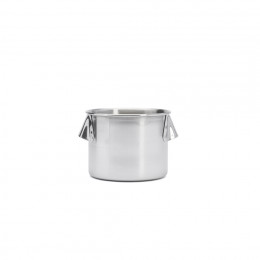 Stainless steel food storage canister Ø14cm without lid