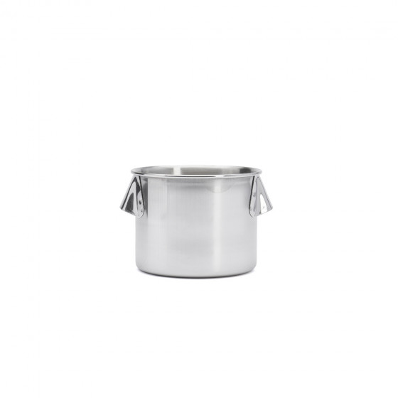 Stainless steel food storage canister Ø14cm without lid