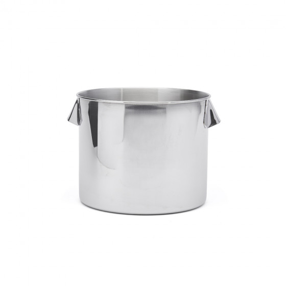 Stainless steel food storage canister Ø24cm without lid