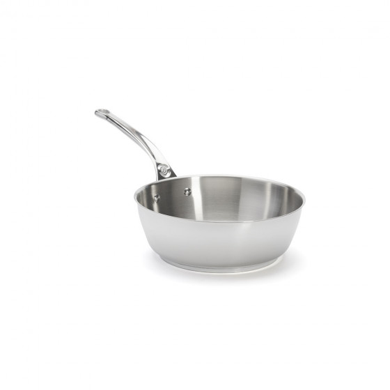 Stainless steel riveted sauté-pan MILADY Ø24cm