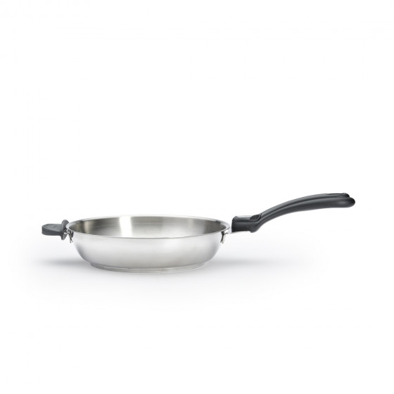 Removable Stainless steel frying pan MILADY TWISTY Ø24cm