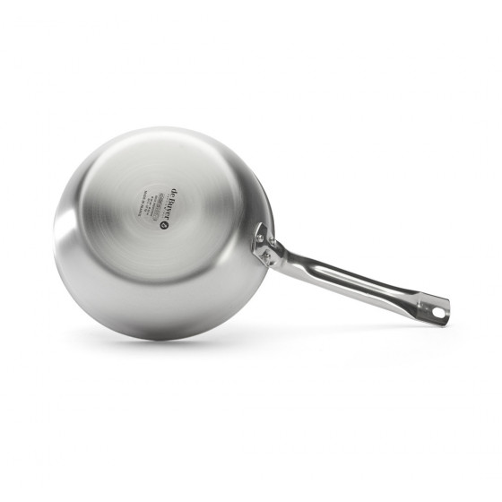 Stainless steel rounded sauté-pan ALCHIMY Ø20cm