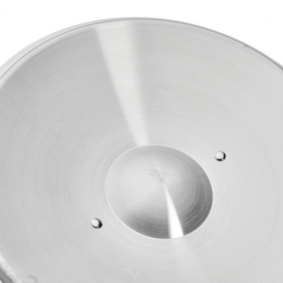 Lid with cast stainless steel riveted handle Ø20cm