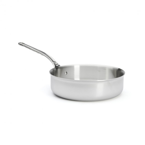 Sauteuse bord droit en inox AFFINITY