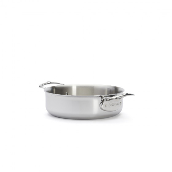 Servierpfanne Edelstahl mit Deckel AFFINITY Ø24cm