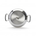 Stainless steel riveted sauté-pan AFFINITY