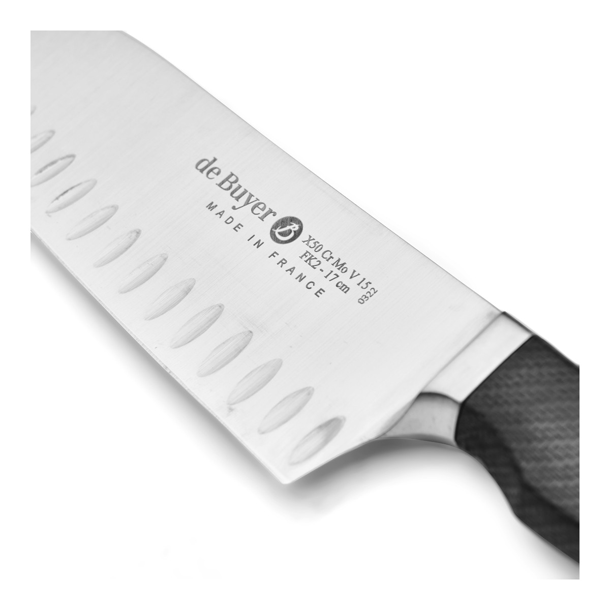 Couteau SANTOKU FK2, acier inox, Couteaux de cuisines, santoku - 17cm - De  Buyer