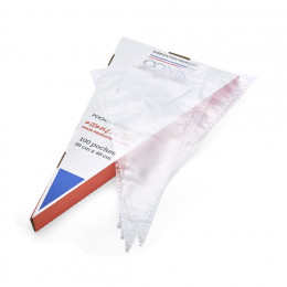 Lot De 100 Poches à Douille Alimentaires Transparentes – Longueur 69 Cm | Pour Décoration Gâteaux, Glaçage, Pâtisserie