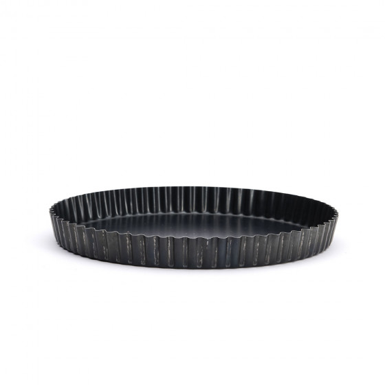 Fluted tart mould removable bottom, steel