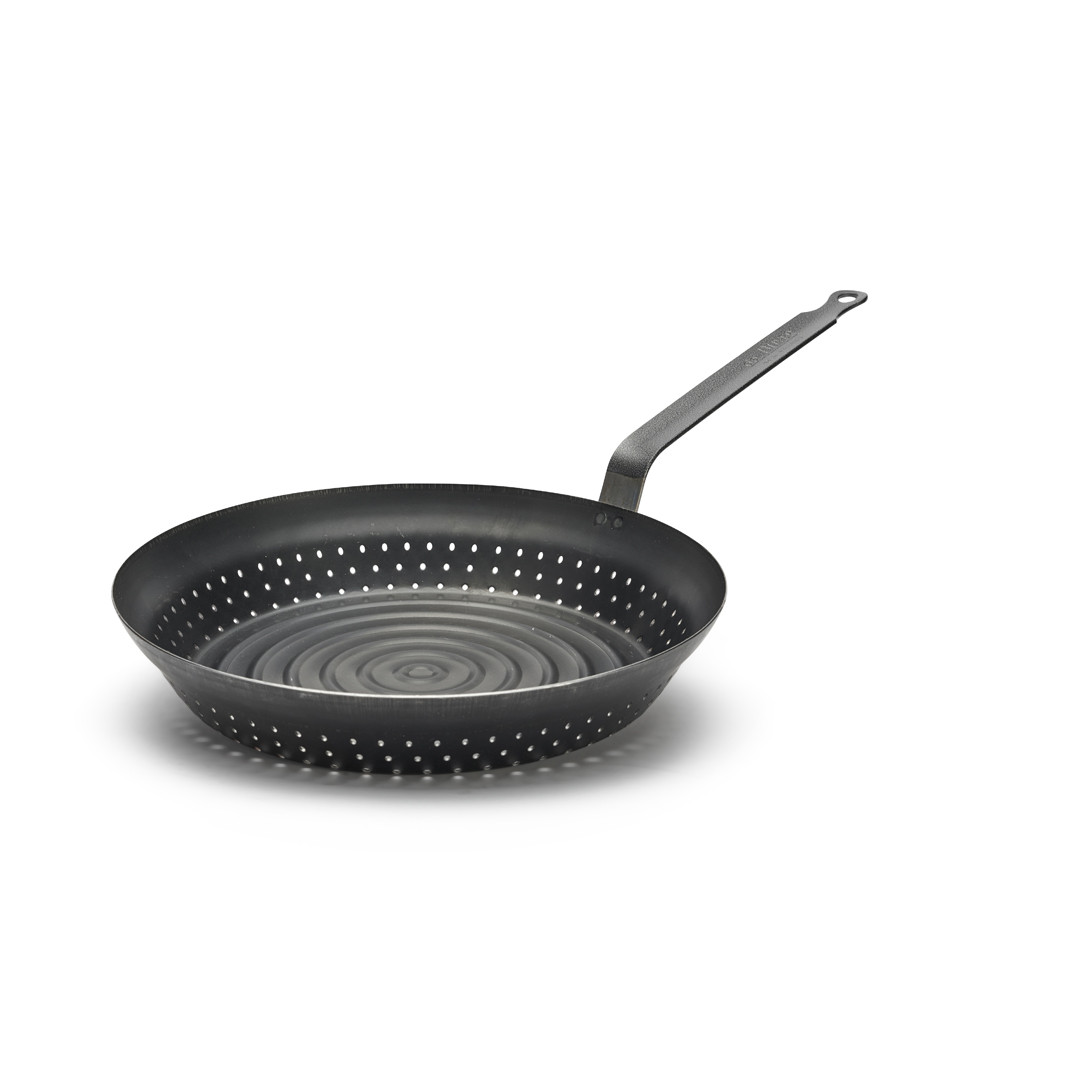 Promo Poêle à Marrons Pour Cuisson Sur Braise ø 28 Cm De Buyer chez
