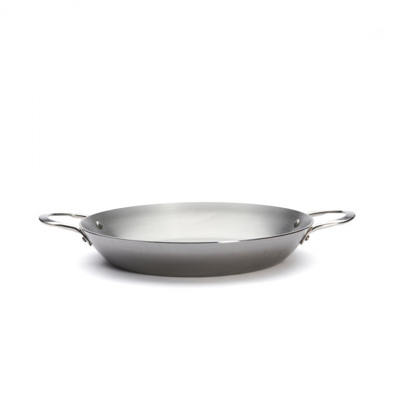 Steel paella pan MINERAL B Ø32cm
