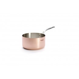 Copper saucepan PRIMA MATERA Ø24cm - stainless steel handle