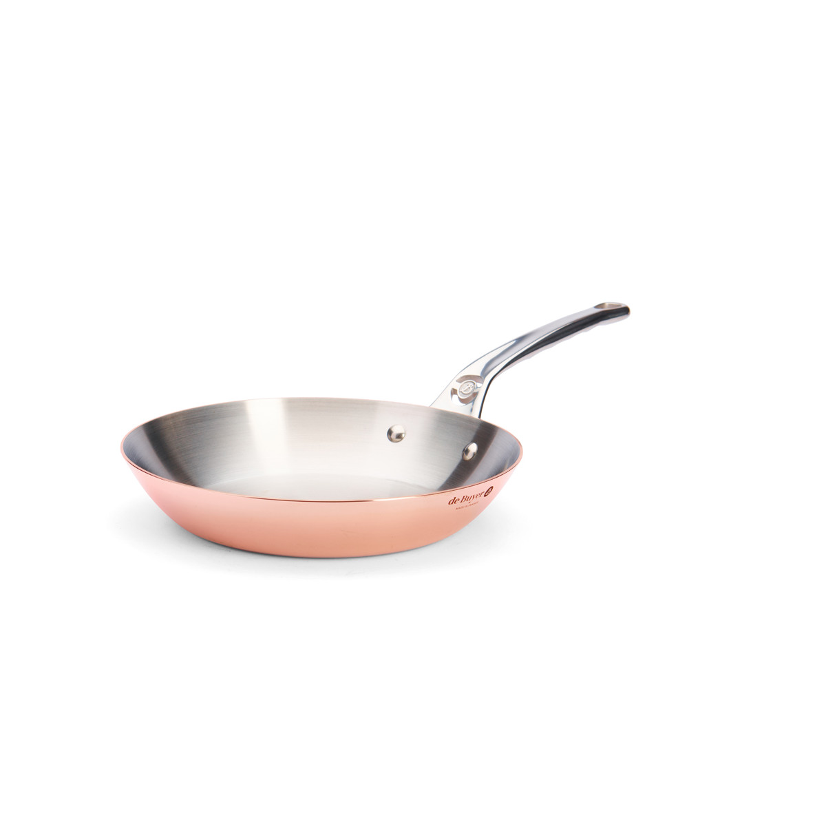 debuyer prima materaフランス製銅鍋24センチ Copper frypan PRIMA MATERA Ø24cm - stainless steel handle