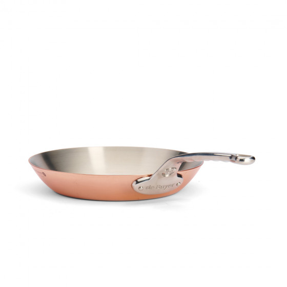 Bratpfanne Kupfer PRIMA MATERA Ø28cm - Edelstahlgriff