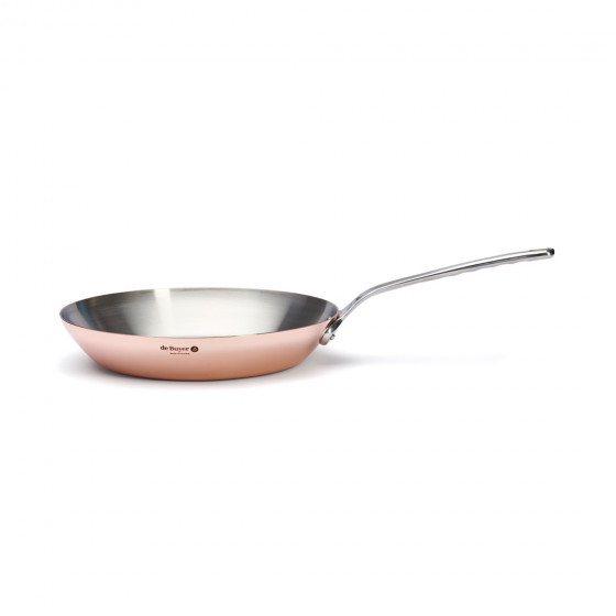 Copper frypan PRIMA MATERA Ø32cm - stainless steel handle