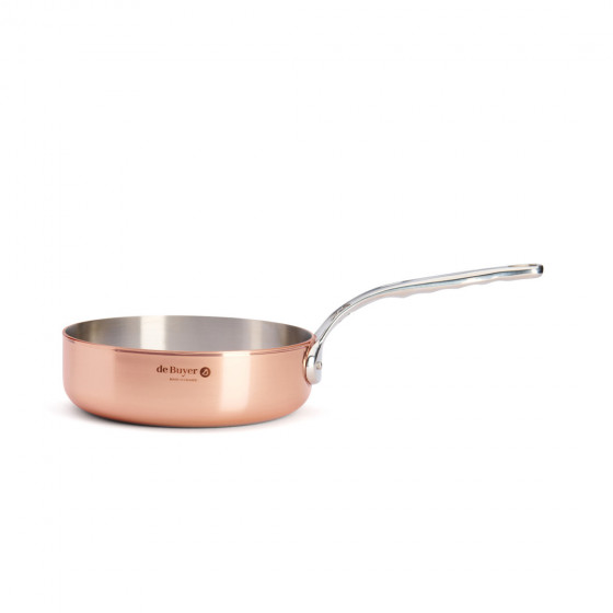 Copper sauté-pan PRIMA MATERA - stainless steel handle