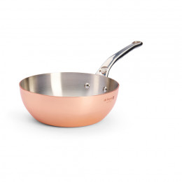 Copper riveted sauté-pan PRIMA MATERA Ø20cm - stainless steel handle