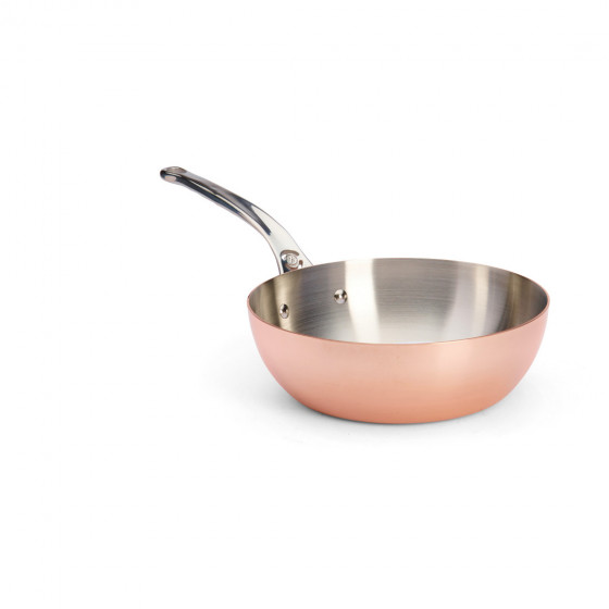 Konische Sauteuse Kupfer PRIMA MATERA Ø24cm - Edelstahlgriff