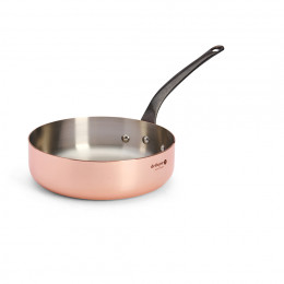 Copper sauté-pan PRIMA MATERA Tradition Ø24cm - cast iron handle