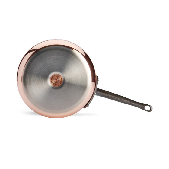 Copper sauté-pan PRIMA MATERA Tradition Ø24cm - cast iron handle
