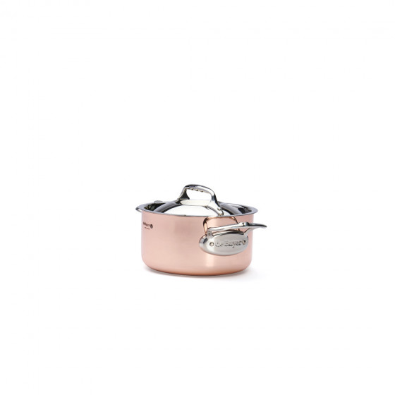 Copper stewpan INOCUIVRE Ø16cm with lid