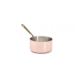 Kasserolle Kupfer-Edelstahl INOCUIVRE Ø16cm mit Messinggriff