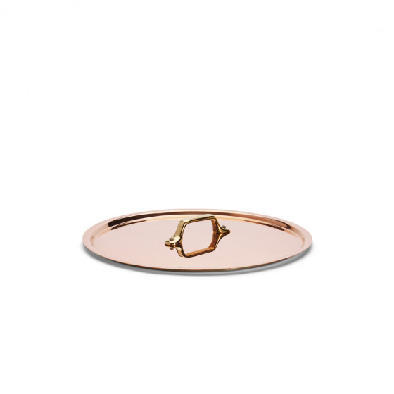 Deckel Kupfer mit Messinggriff INOCUIVRE Ø28cm
