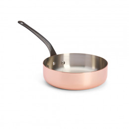 Copper sauté-pan INOCUIVRE Ø24cm cast-iron handle