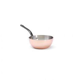 Copper conical sauté-pan INOCUIVRE Ø16cm cast-iron handle
