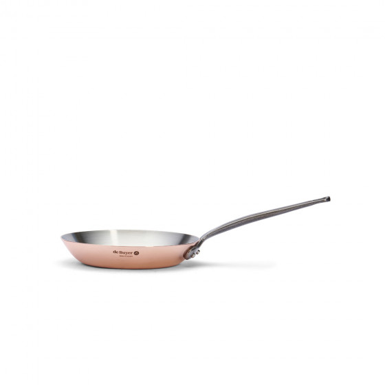 Copper frying pan INOCUIVRE Ø20cm cast-iron handle